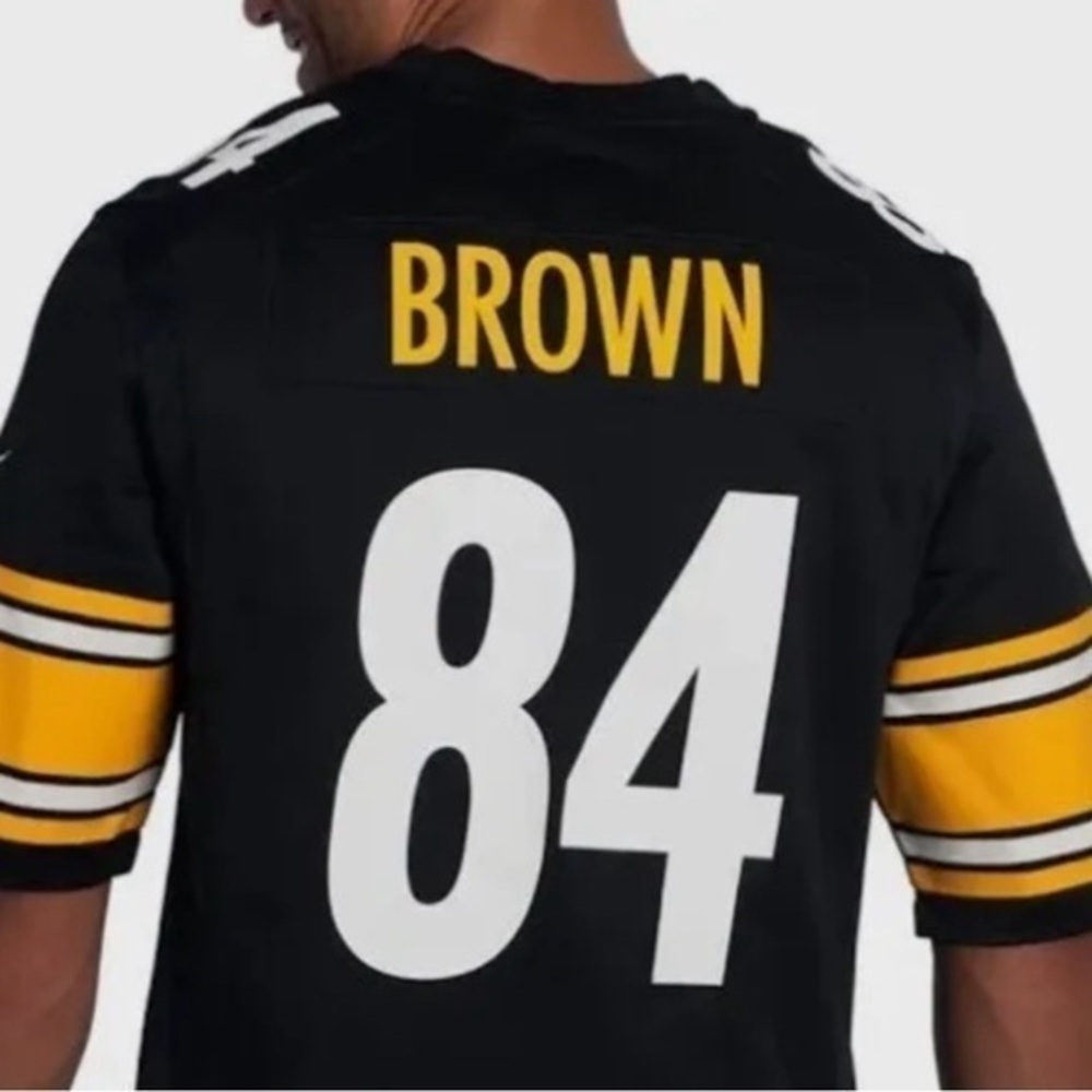 Nike Pittsburgh Steelers Antonio Brown, vintage football jersey size youth large
